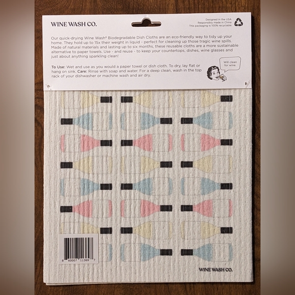 2 Pack Biodegradable Dish Cloths - Picture 6 of 9